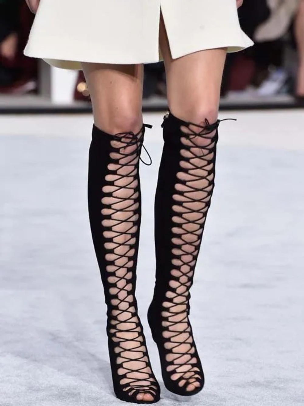 Giambattista Valli lace up heels